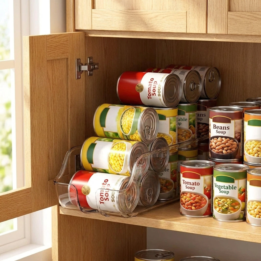 Stackable Soda Can Organizer & Dispenser