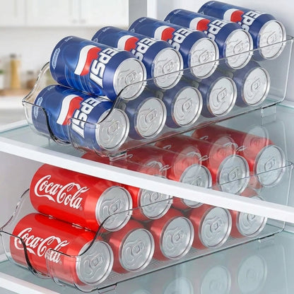 Stackable Soda Can Organizer & Dispenser