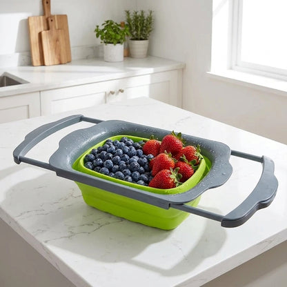 7QT Expandable Over-the-Sink Colander