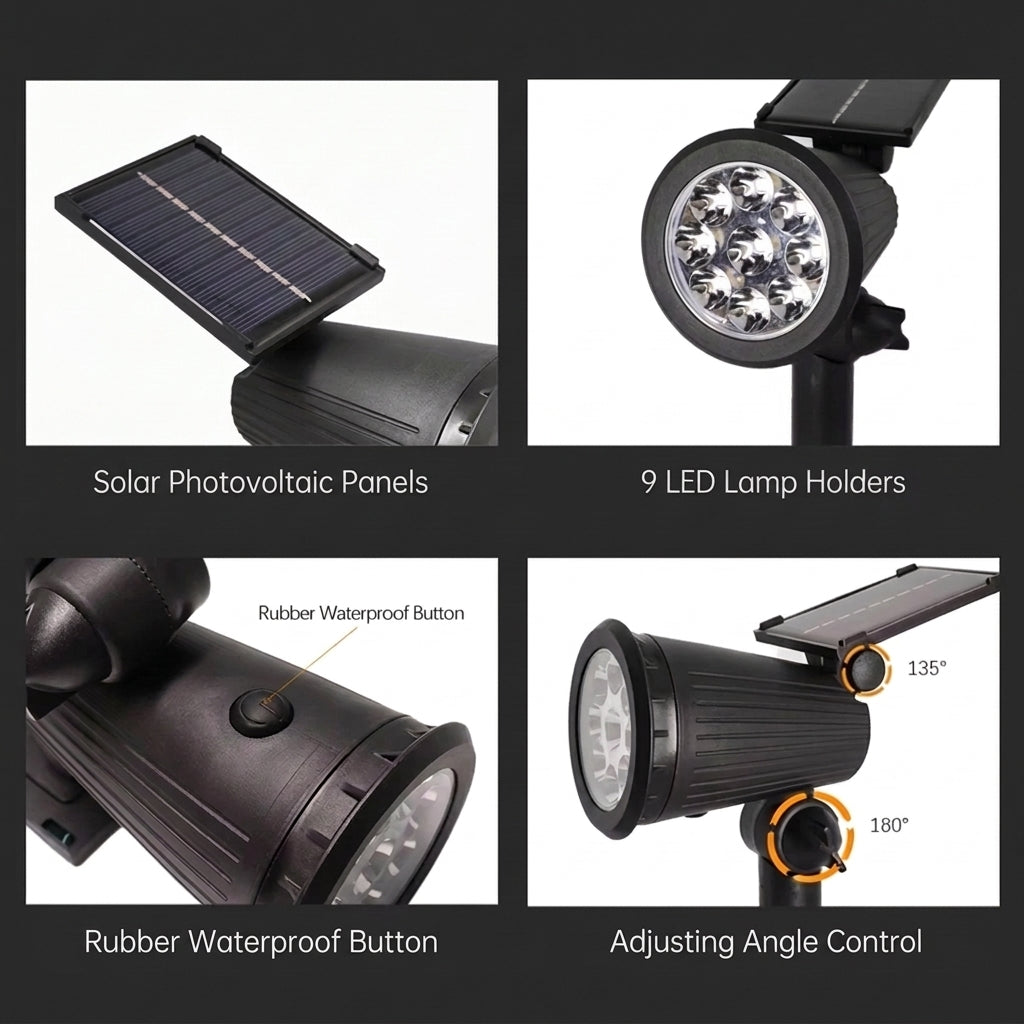 Solar Garden Spotlights