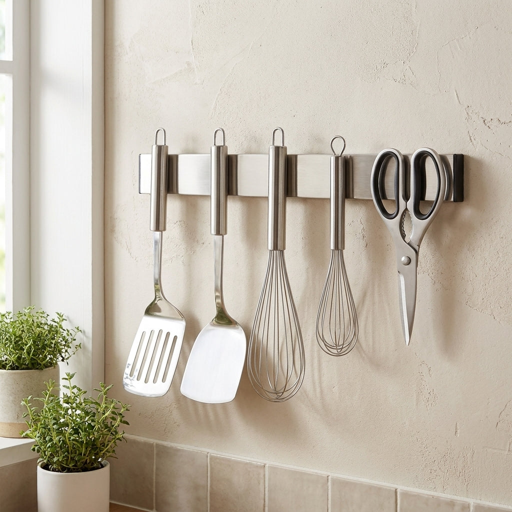 Wall-Mounted Magnetic Knife Holder