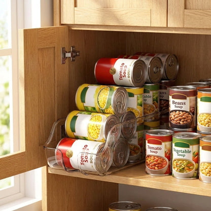 Stackable Soda Can Organizer & Dispenser
