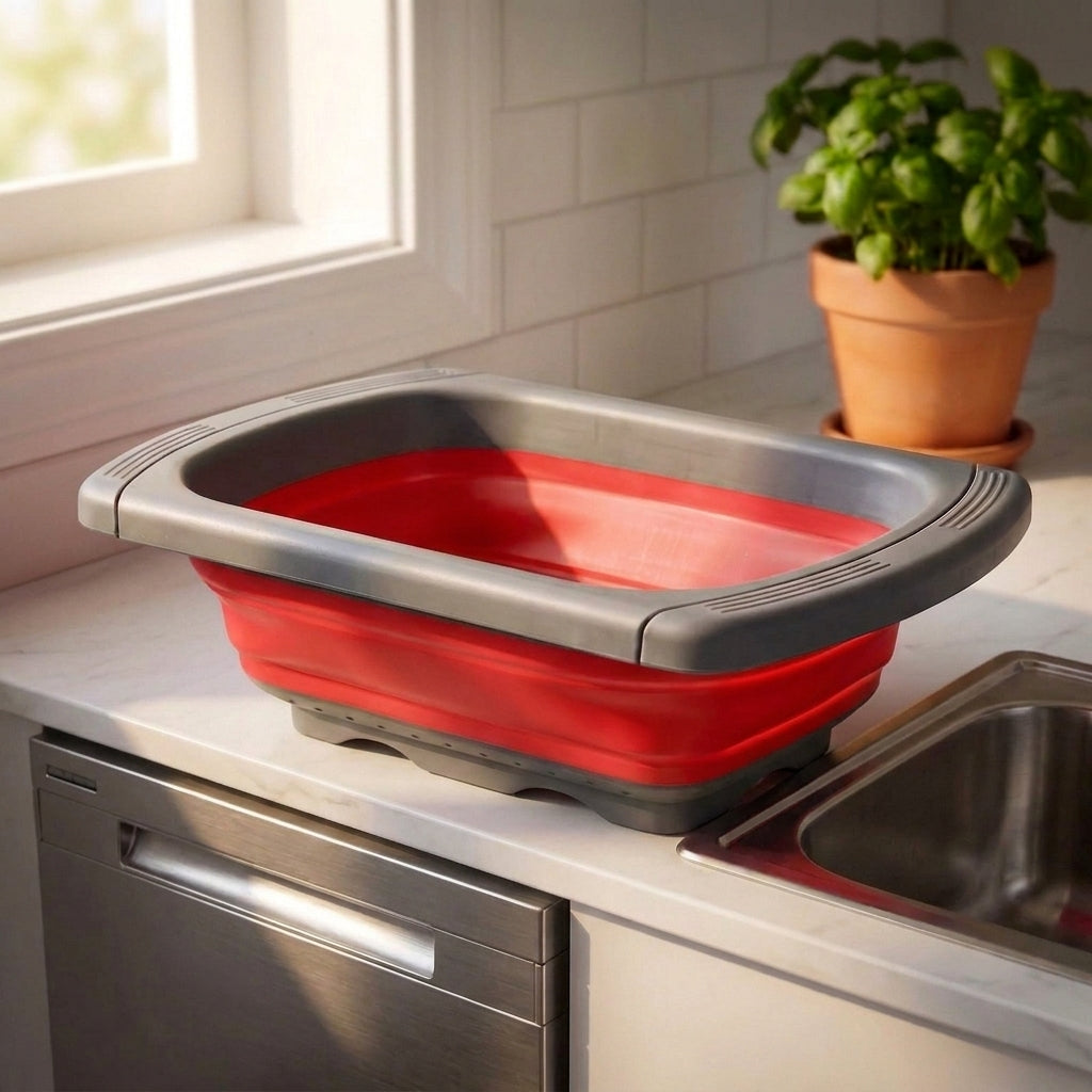 7QT Expandable Over-the-Sink Colander