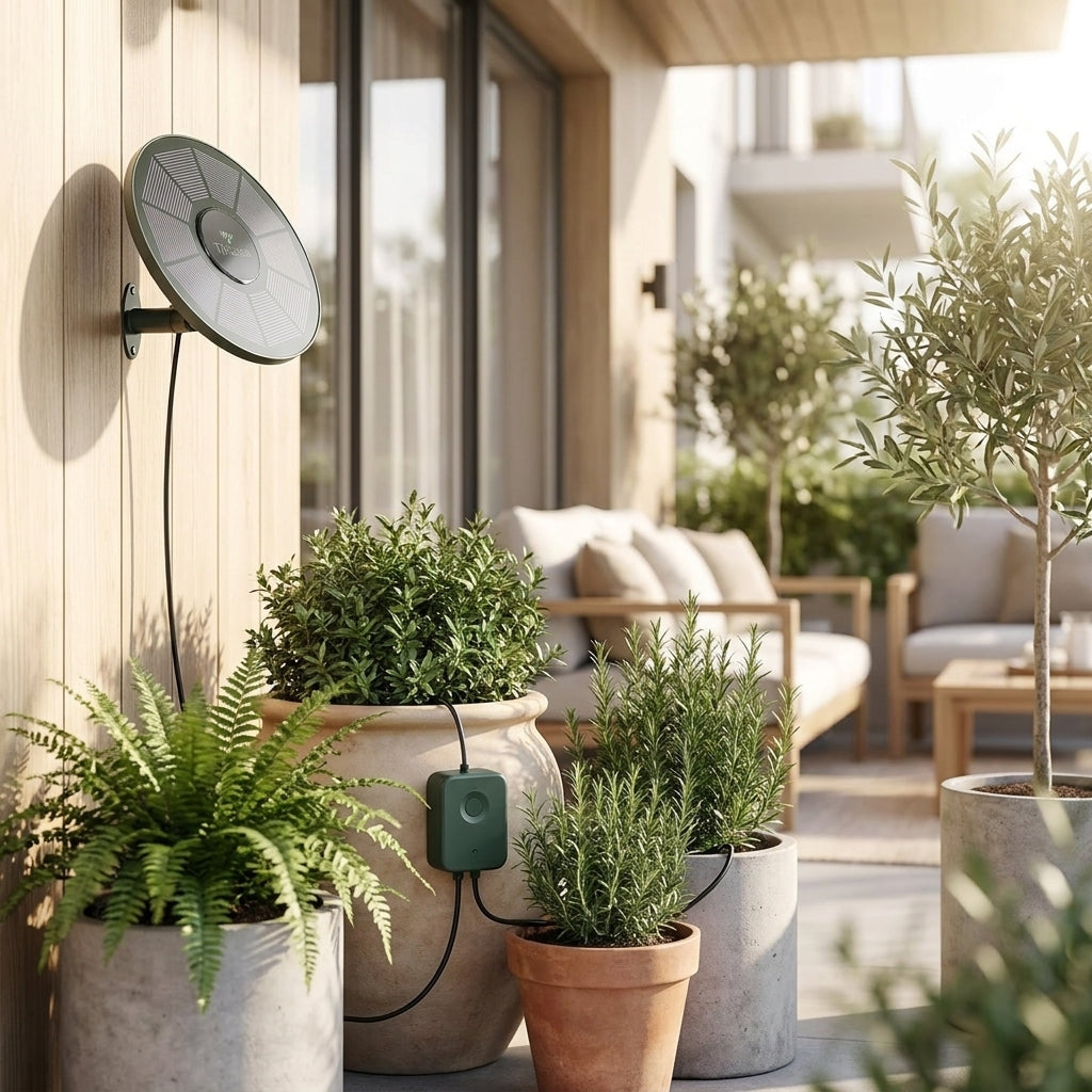 Solar Drip Irrigation System for Potted Plants